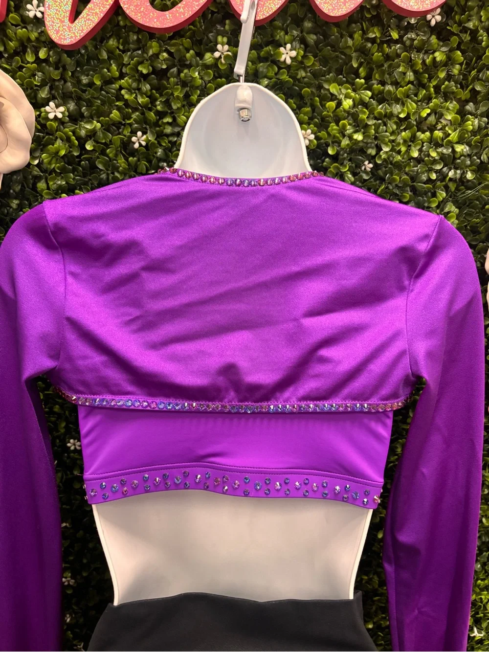 Weissman Purple and Black Dance Costume Set